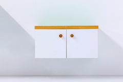 Meuble de rangement mural par Charlotte Perriand pour « Les Arcs », France, 1970
