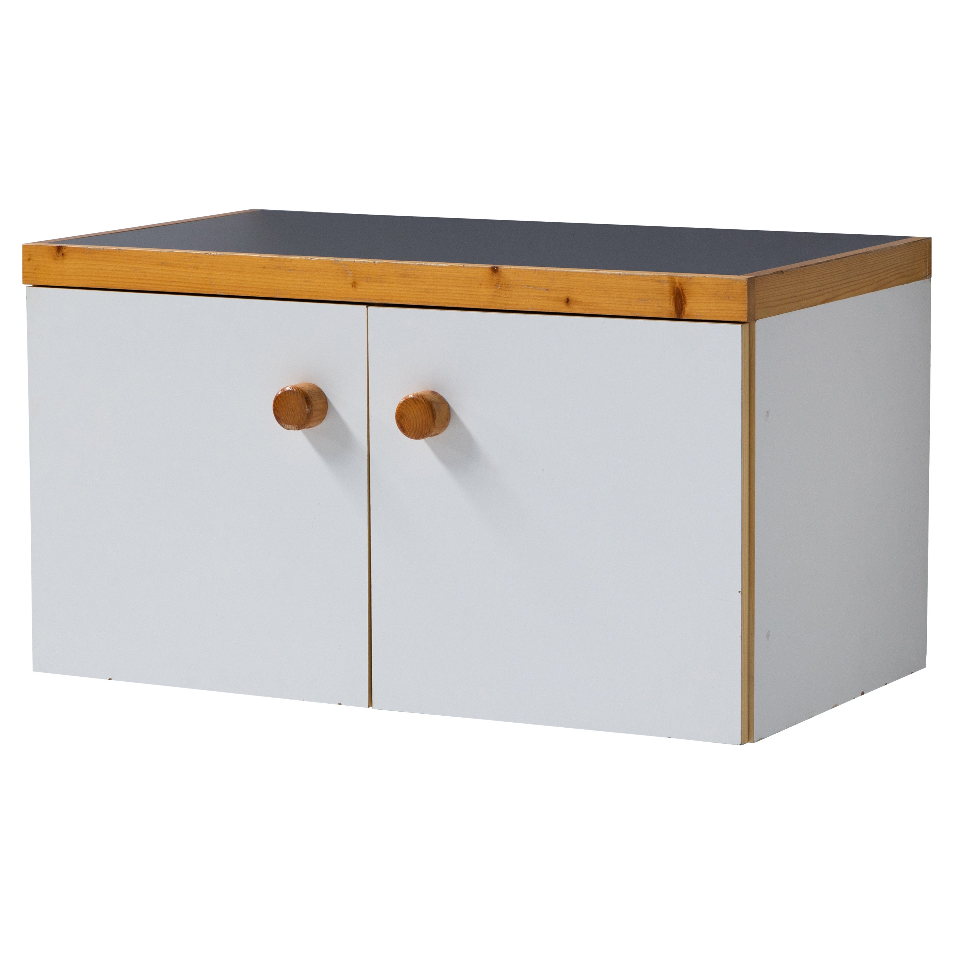 Wall Mounted Cabinet by Charlotte Perriand for 'Les Arcs', France, 1970s