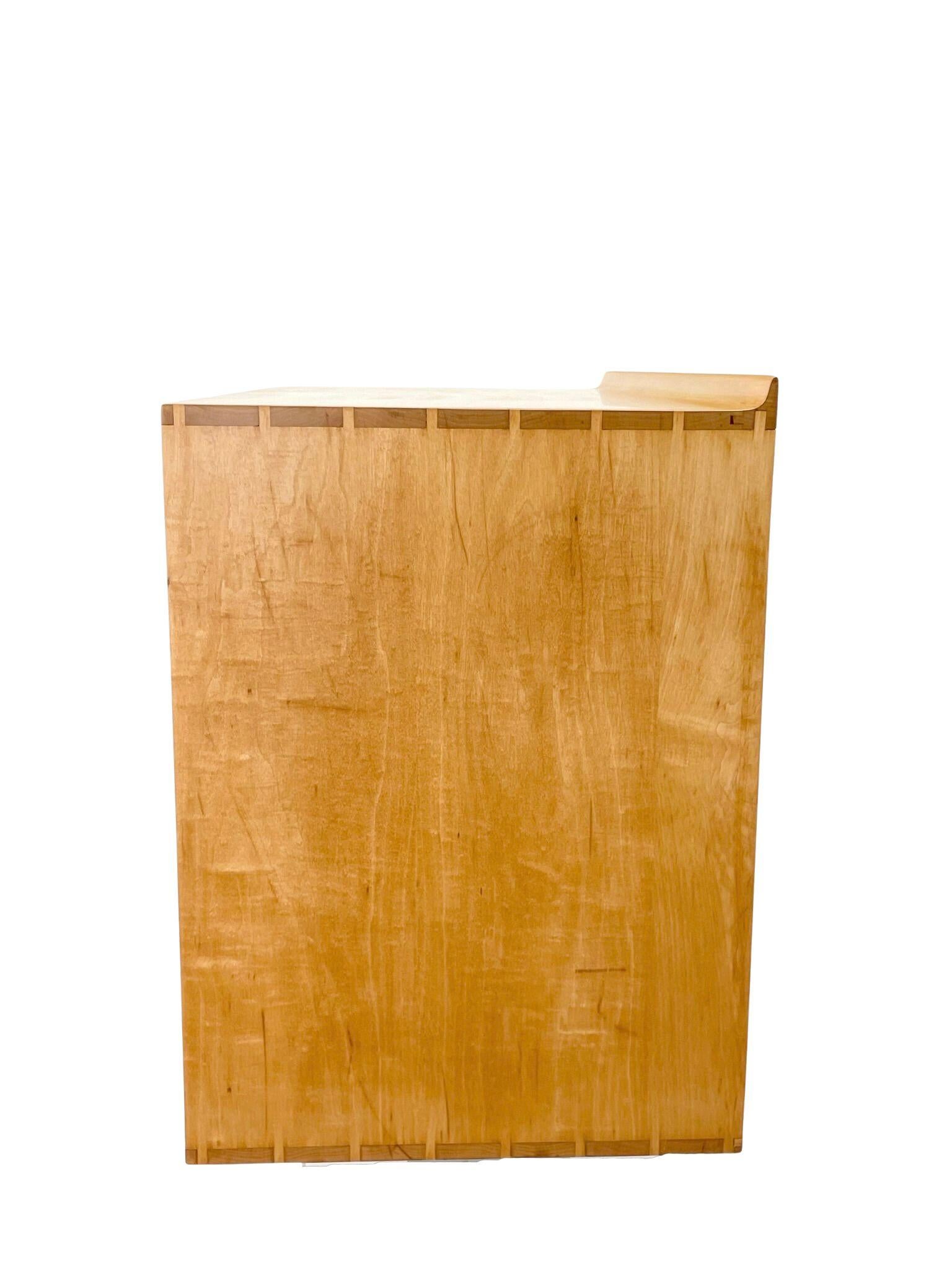 Wall Mounted Cabinet/Console by Finn Juhl for Baker, Teak and Maple 1