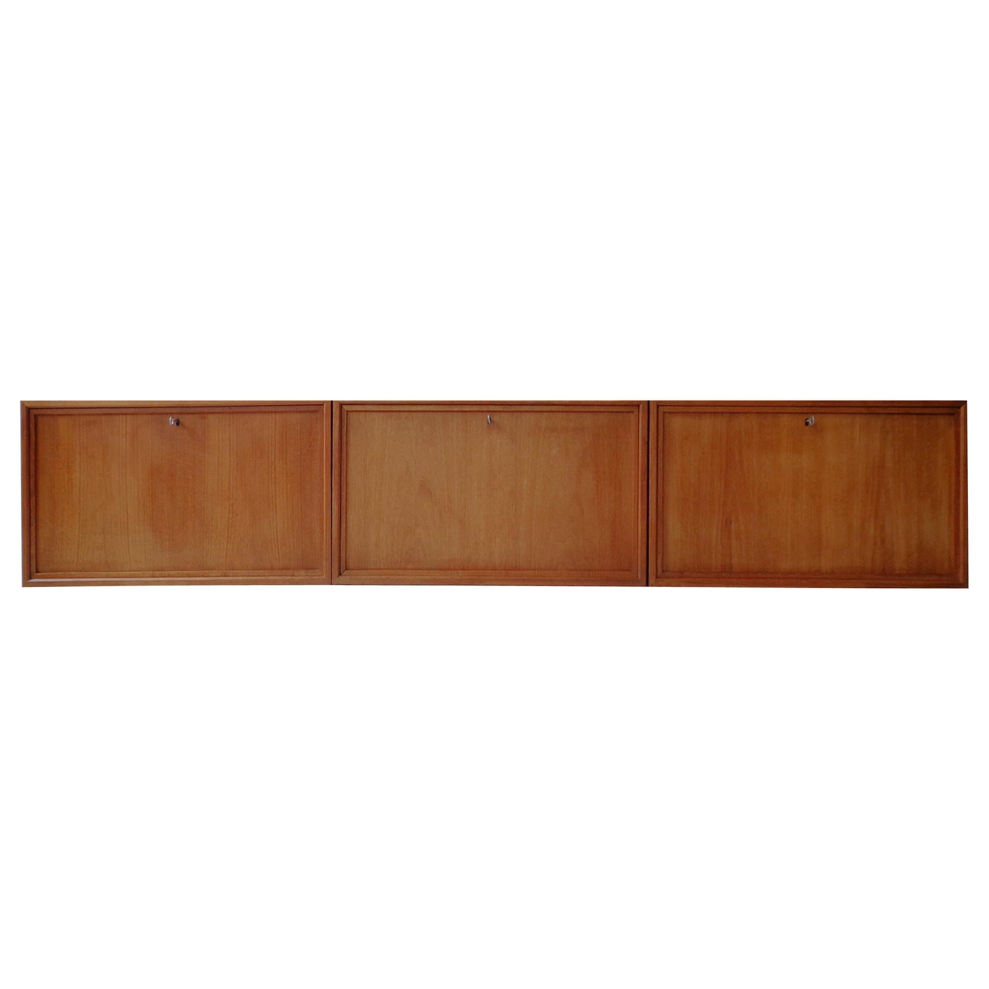 Wall-Mounted Cabinet in Teak by Poul Cadovius Danish, 1960s