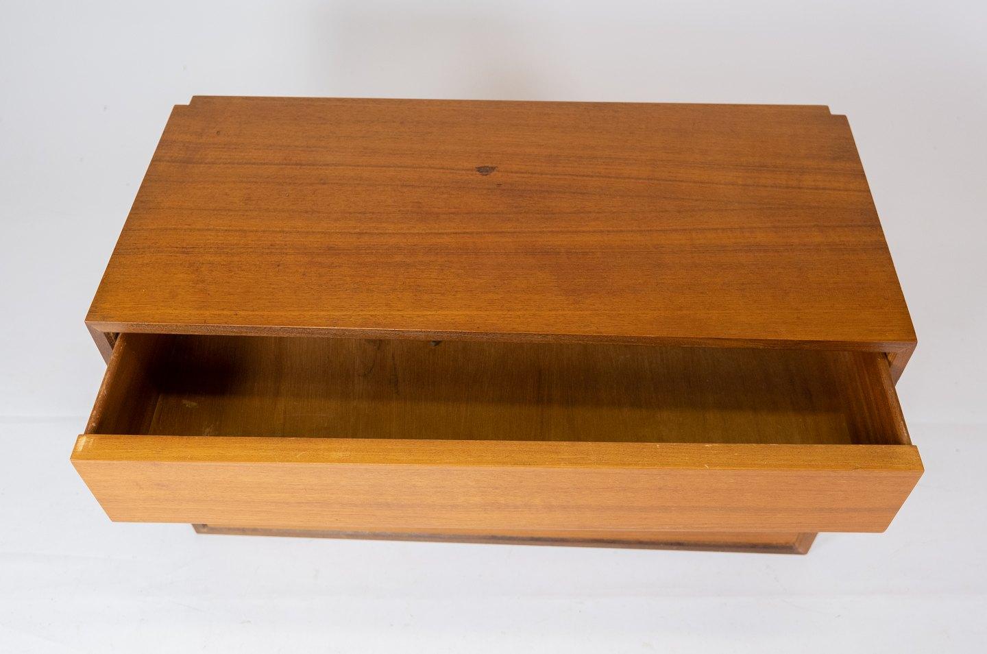 Mid-20th Century Wall Mounted Cabinet in Teak of Danish Design from the 1960s