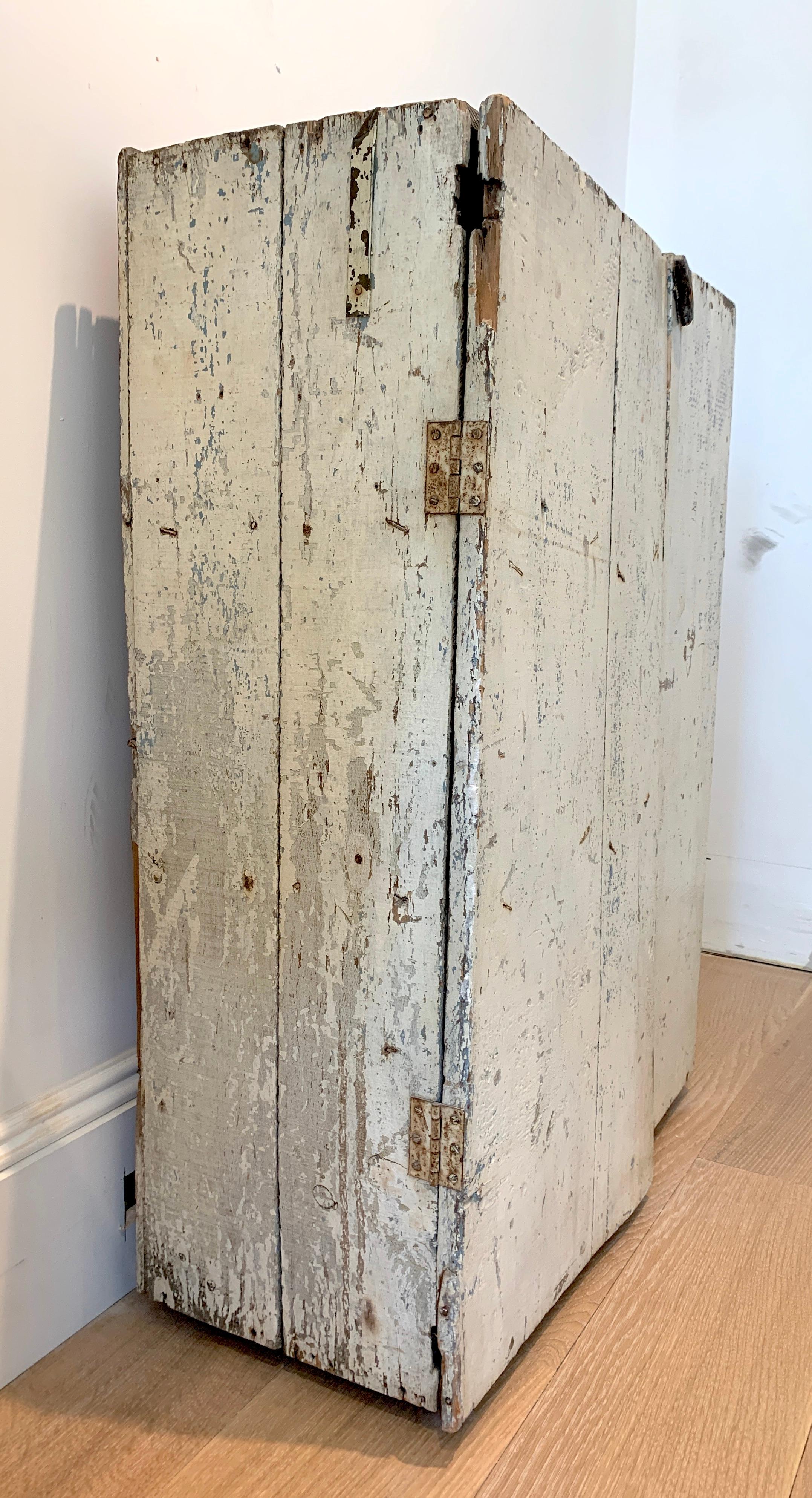 American Wall-Mounted Cabinet Primitive For Sale