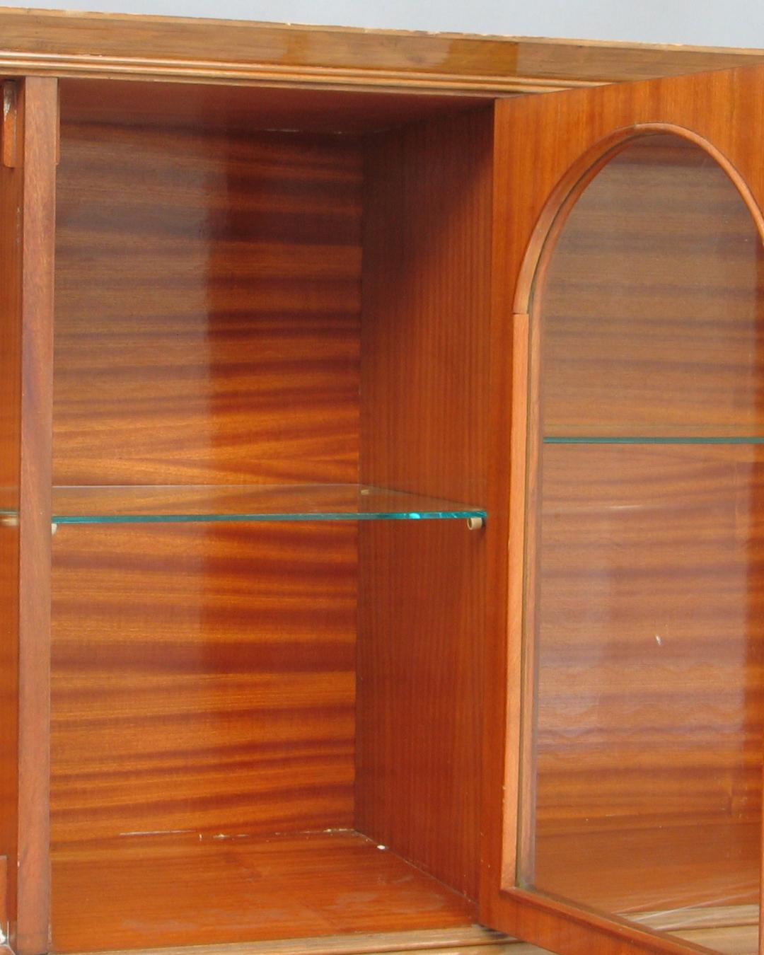Wall-Mounted Cabinet with Movable Console Table by Francesco Bisacco For Sale 2