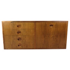 Wall-Mounted Chest Of Drawers/Cabinet Made In Rosewood, Danish Design From 1960s
