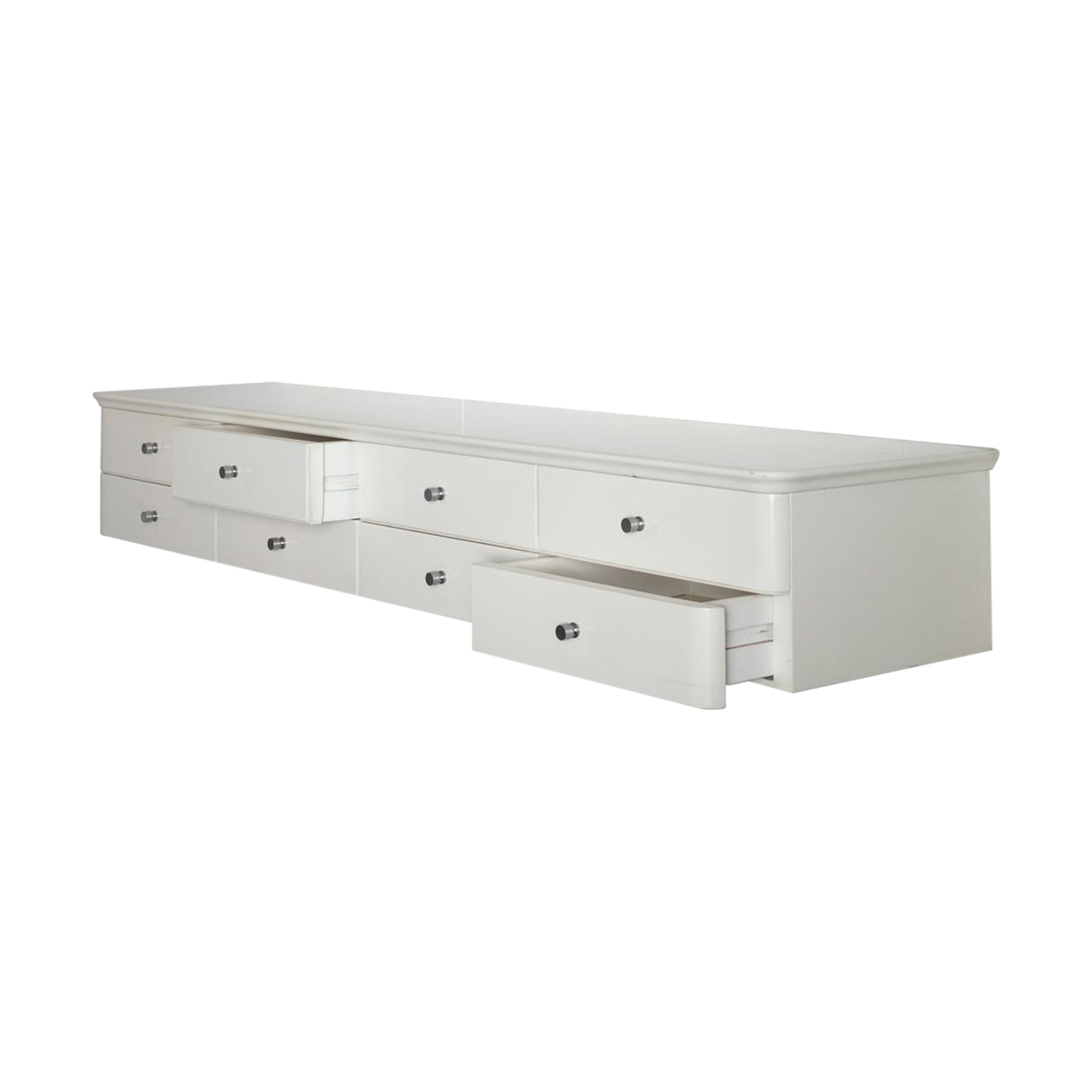 Wall Mounted Chest of Drawers, Italy, 1960s