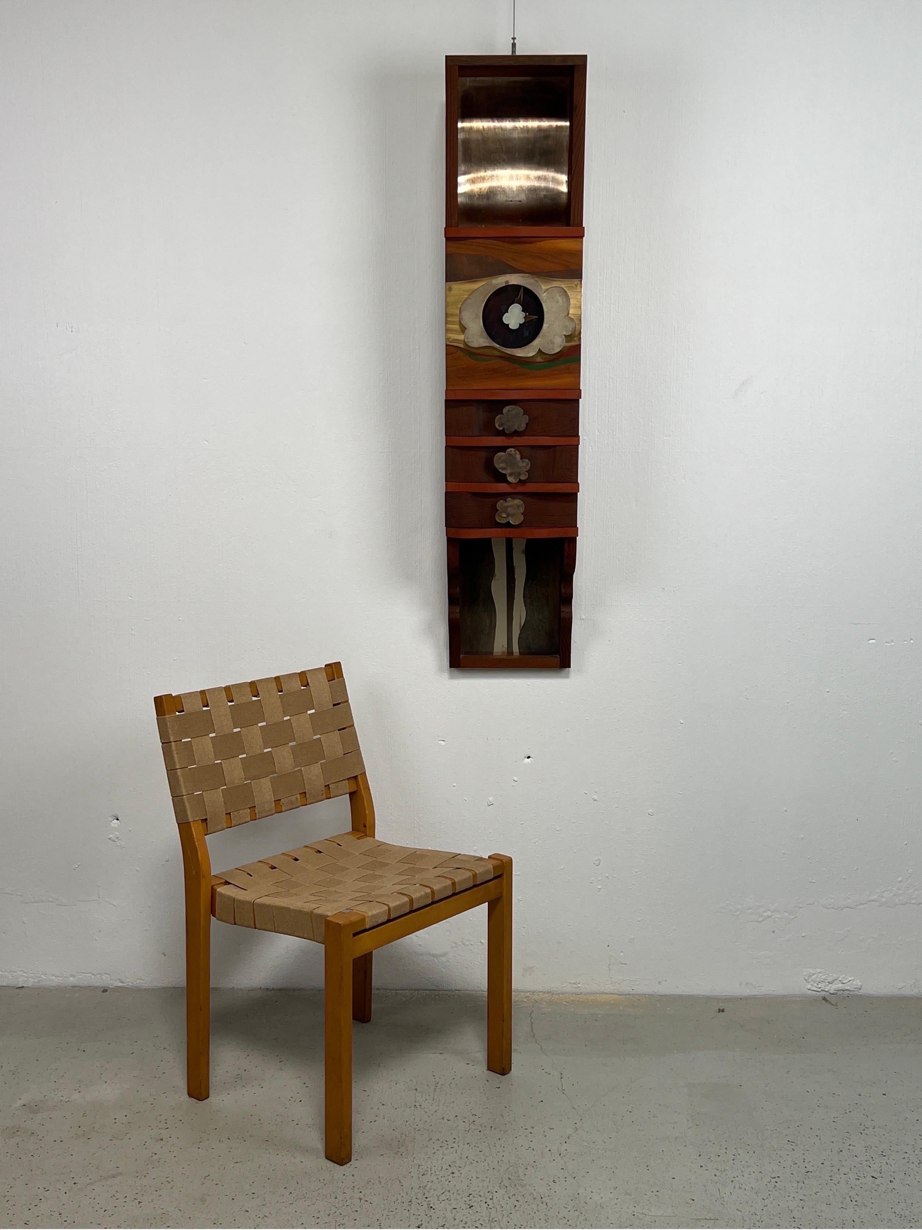 Wall-mounted Clock Cabinet by Garry Knox Bennett 9