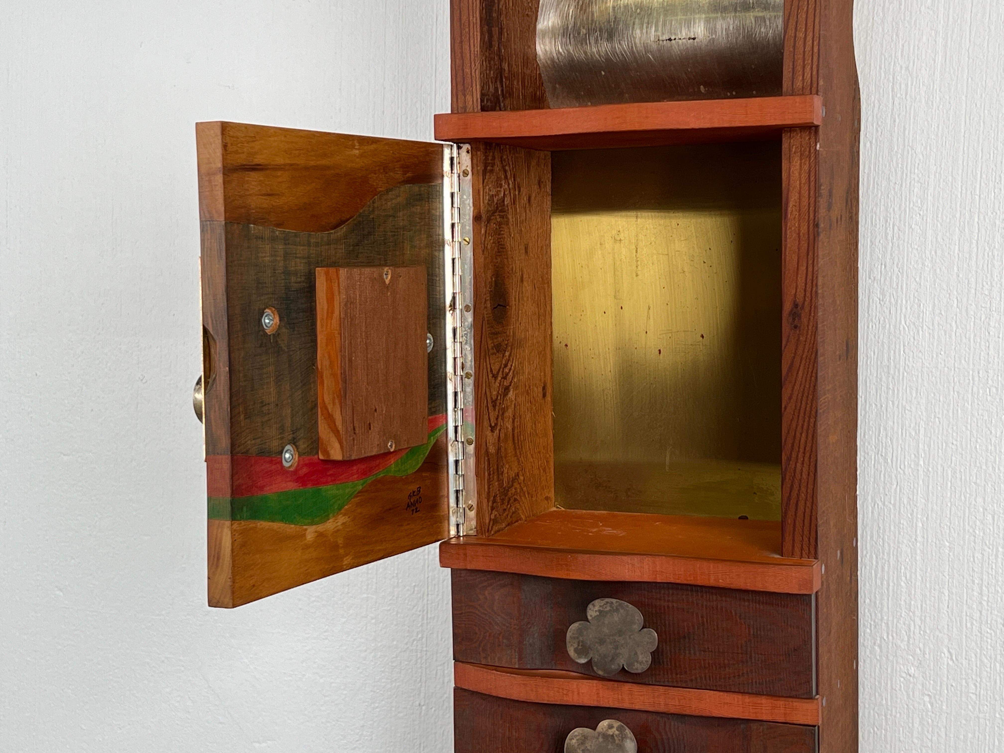 Wall-mounted Clock Cabinet by Garry Knox Bennett 12