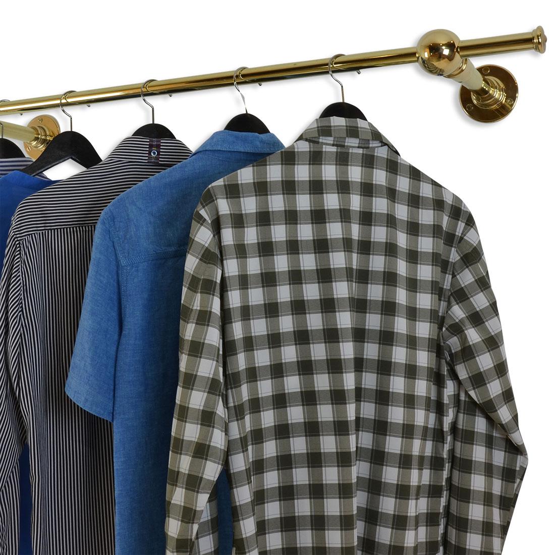 solid clothes rail