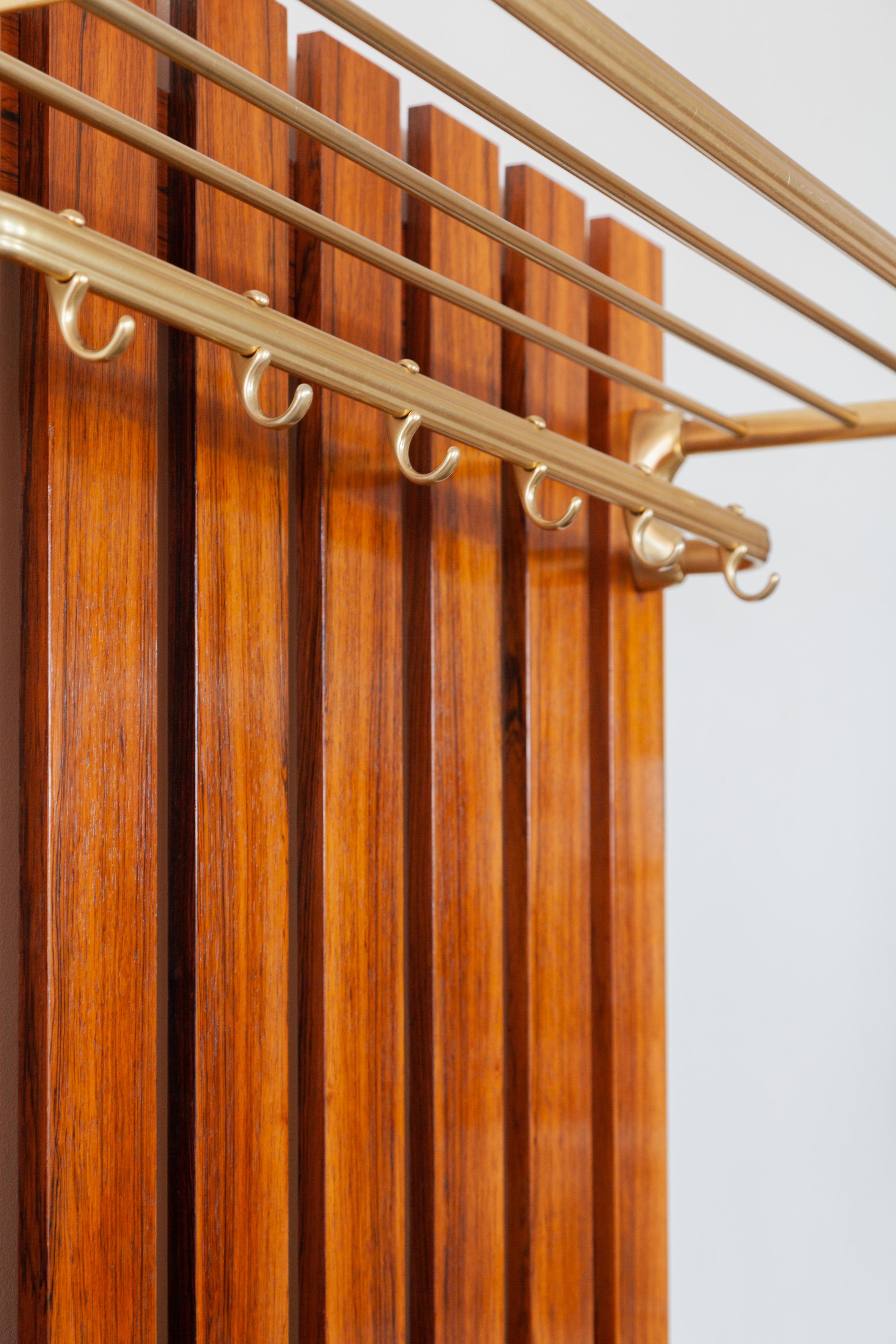 Veneer Wall Mounted Coat Rack For Sale