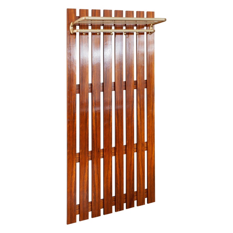 Pablo Canadian Oak Wall Mounted Coat Rack With Shelf Wall Design Ideas