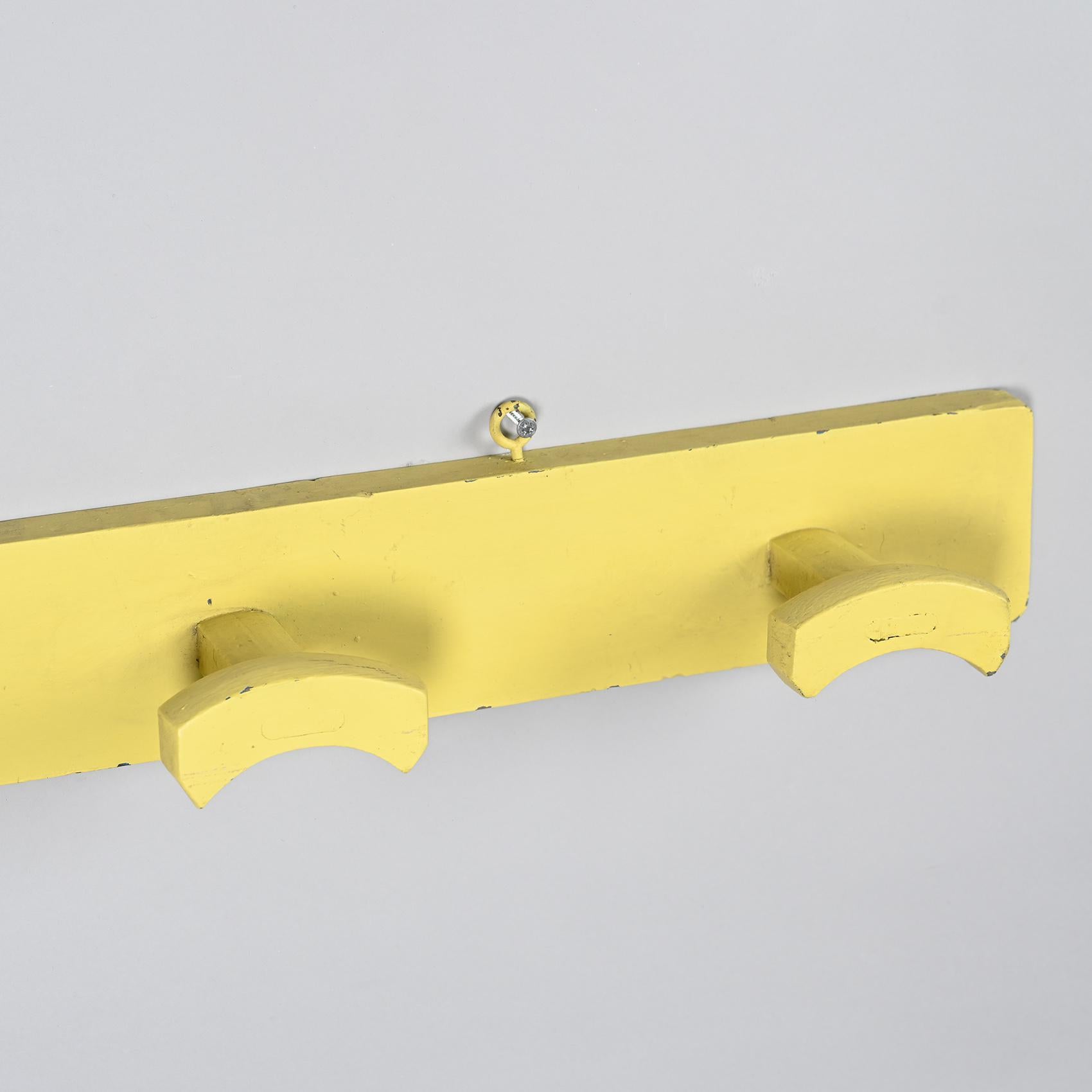 Mid-Century Modern Wall-mounted coat rack from la Cité Radieuse circa 1952 For Sale