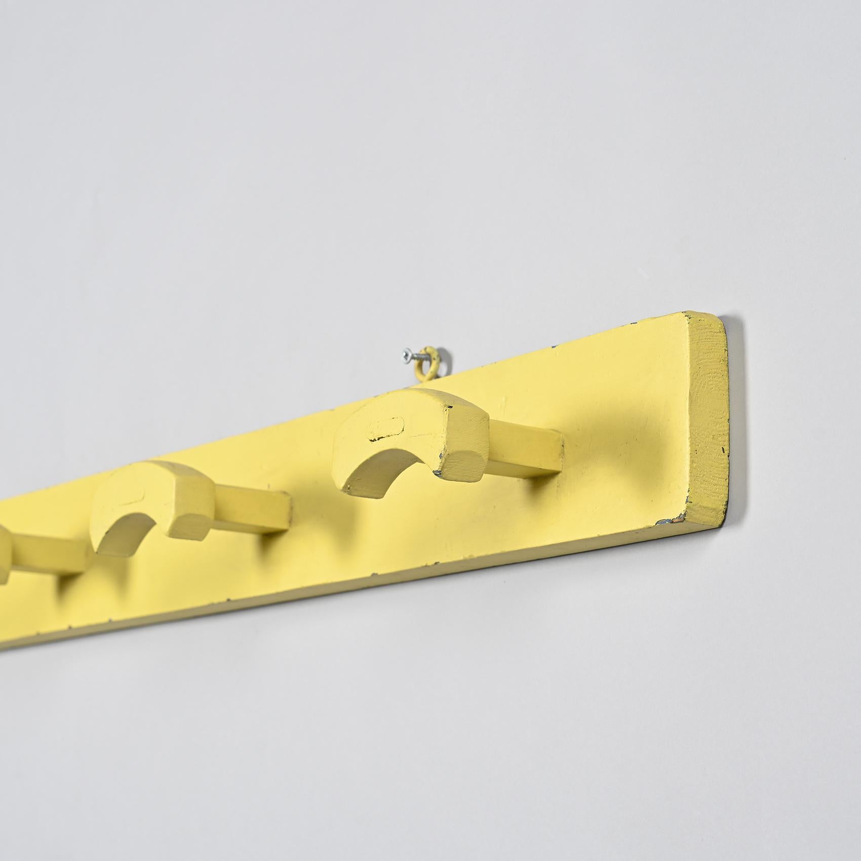 European Wall-mounted coat rack from la Cité Radieuse circa 1952 For Sale