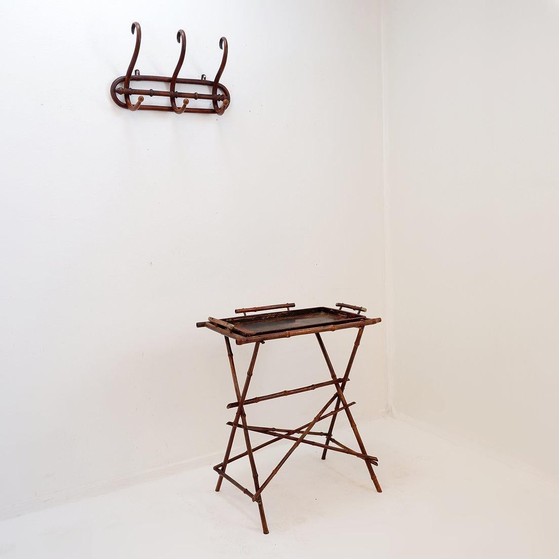 Wall-mounted coat rack, Thonet style. For Sale 4
