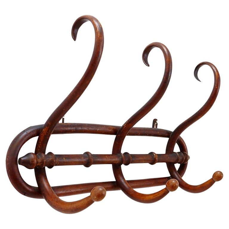 Wall-mounted coat rack, Thonet For Sale at 1stDibs