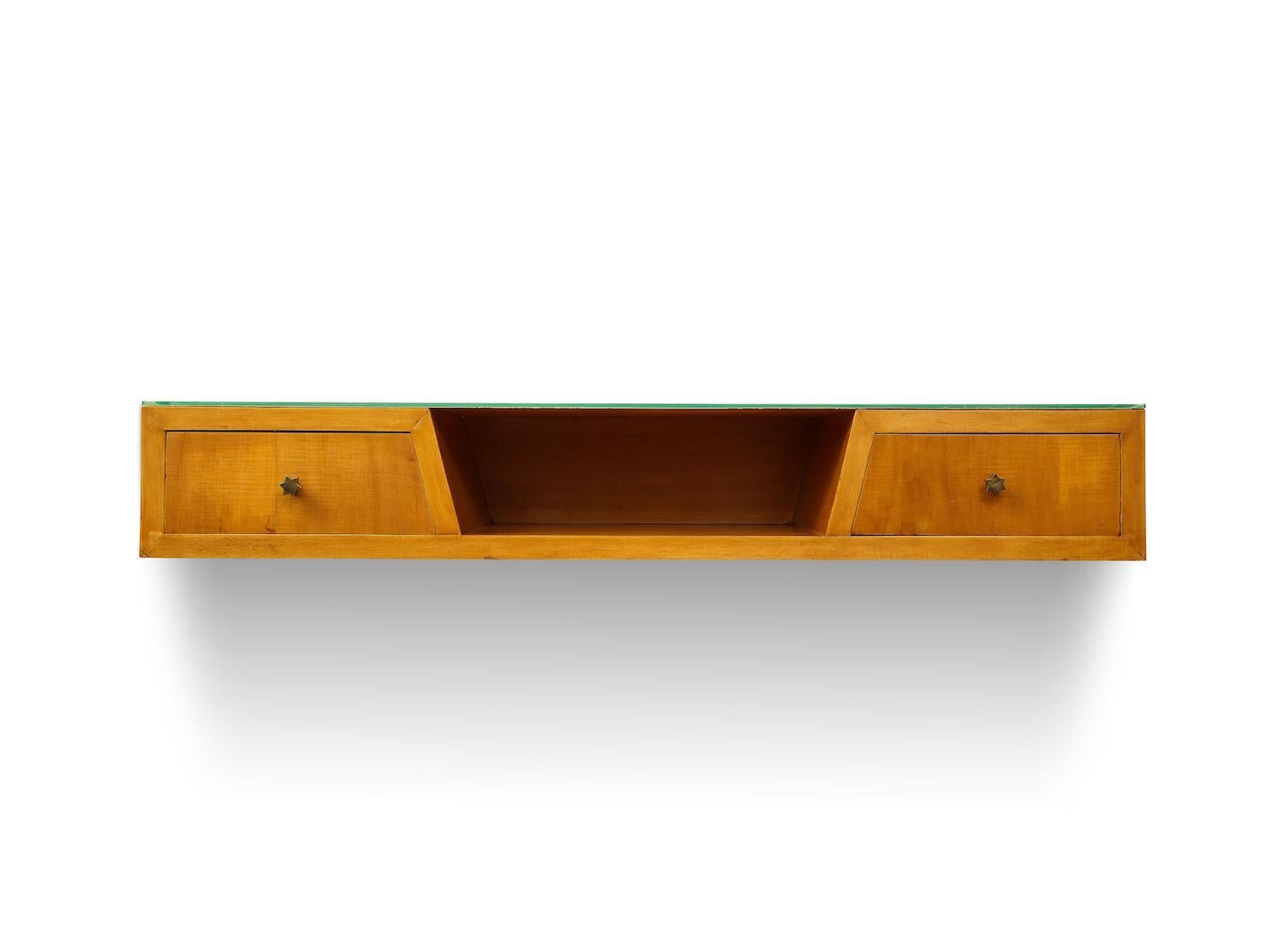 Mid-Century Modern Wall-Mounted Console by Gio Ponti