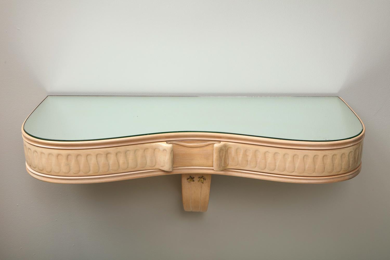 Mid-Century Modern Wall Mounted Console by Osvaldo Borsani for ABV For Sale
