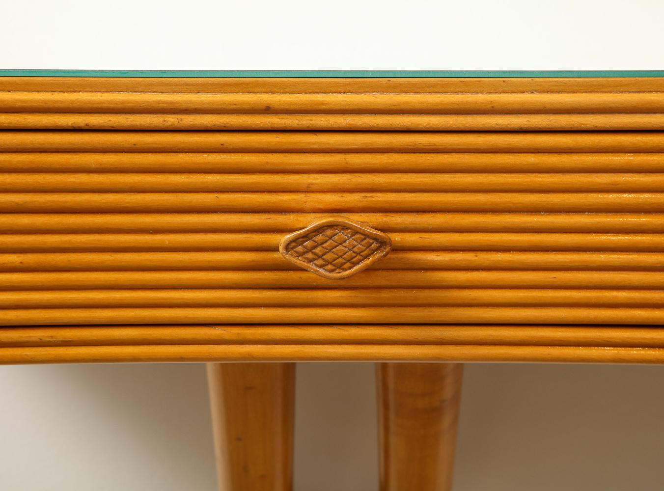 Hand-Crafted Wall Mounted Console by Osvaldo Borsani for ABV For Sale