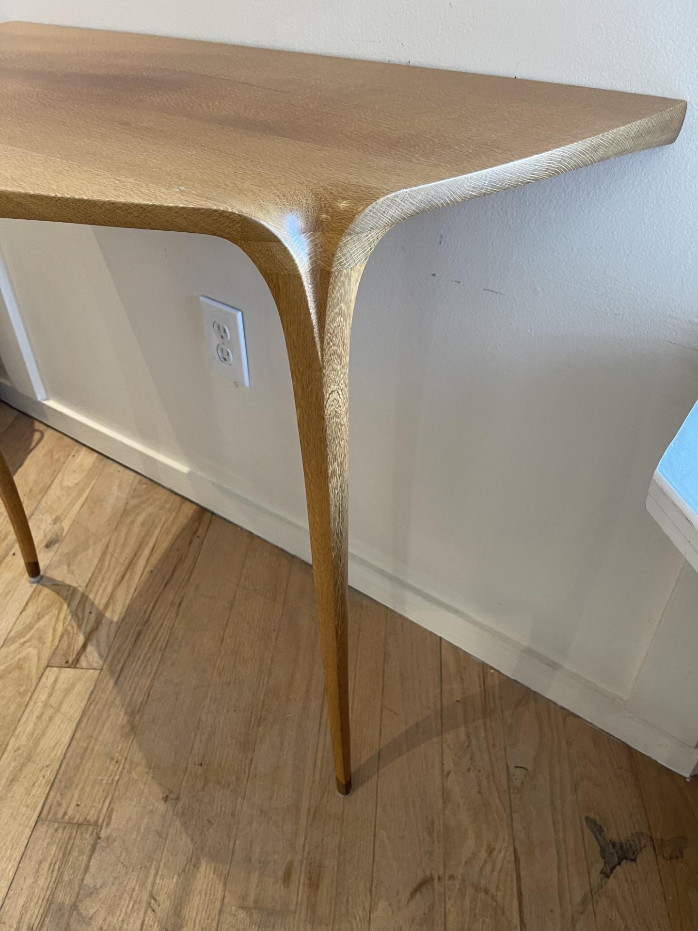 Wall Mounted Console Table by American Studio Craftsman  David Ebner.  1998 For Sale 4