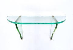 Wall-Mounted Console Table by Pietro Chiesa for Fontana Arte, Italy, 1940s