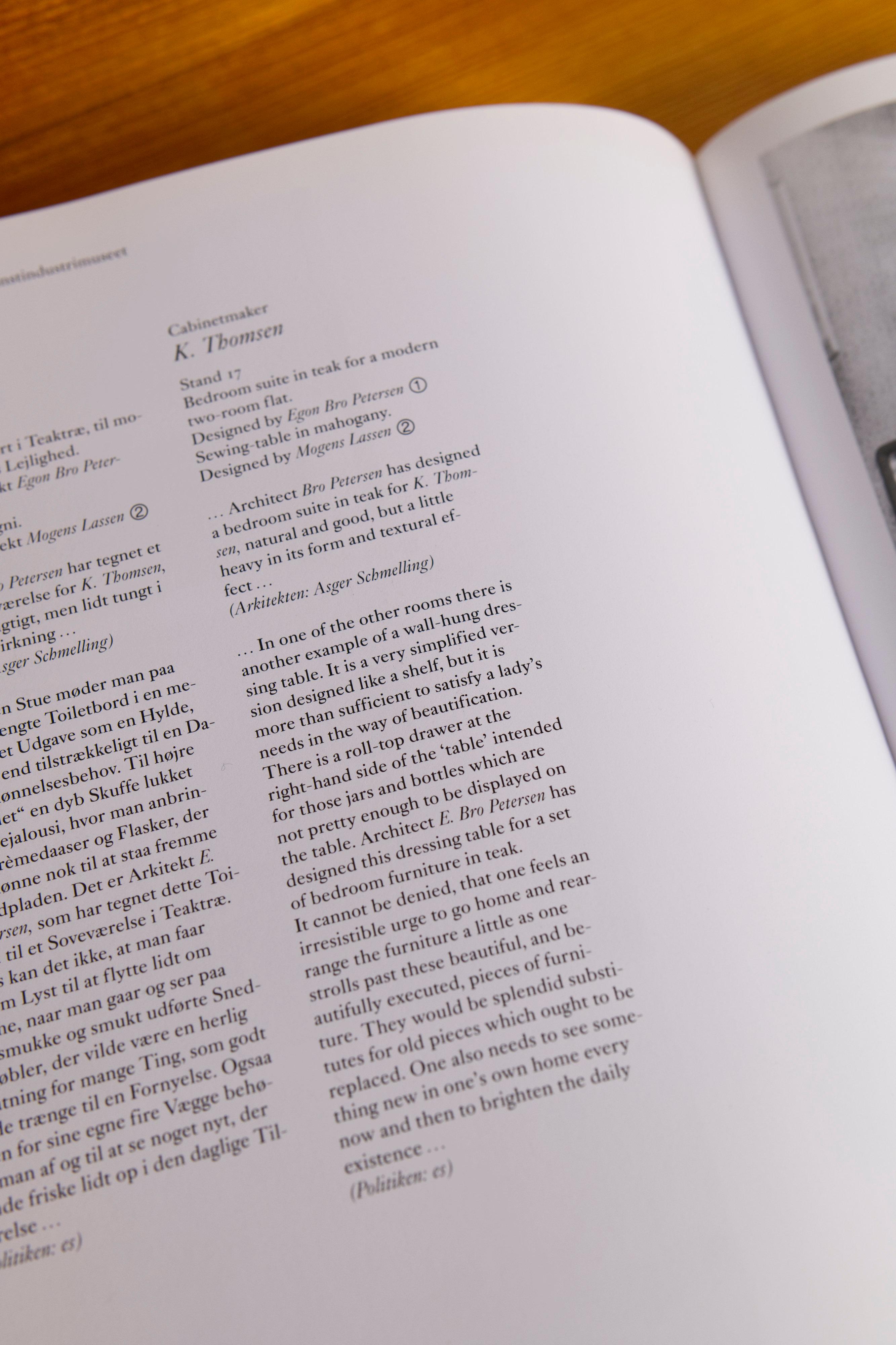 Set di scrivania / toletta e specchio a muro di Egon Bro Petersen, 1941 in vendita 1