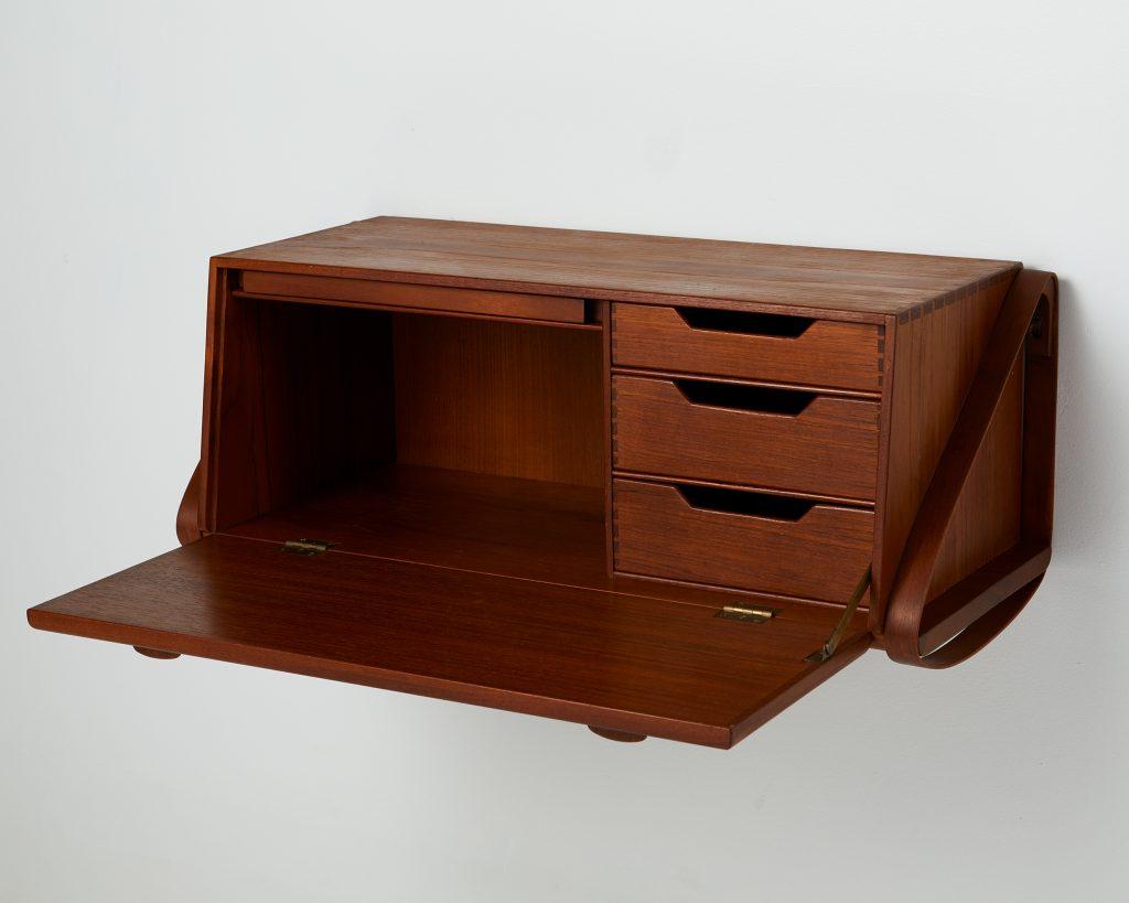 Wall Mounted Dressing Cabinet, Designed by Kristian S. Vedel for I. Christiansen In Good Condition In Stockholm, SE