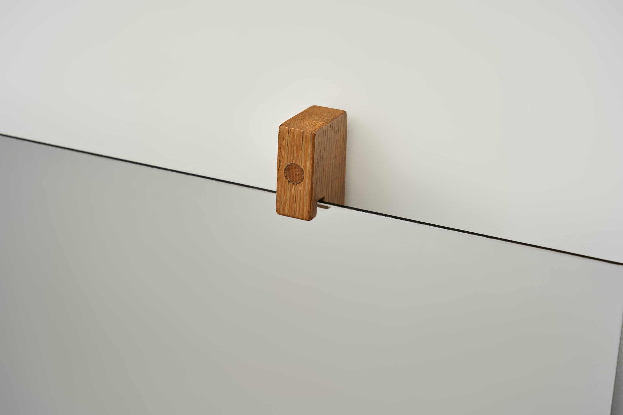 Mirror Wall-Mounted Dressing Table by Uno and Östen Kristiansson, Sweden 1960s For Sale