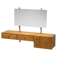 Wall-Mounted Dressing Table by Uno and Östen Kristiansson, Sweden 1960s