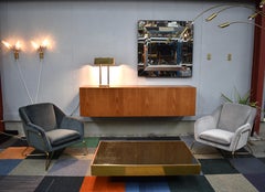 Wall Mounted Floating Sideboard in Teak by Banz Bord, Germany, circa 1970