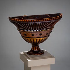 Wandmontierter Blumenkorb, 19. Jahrhundert