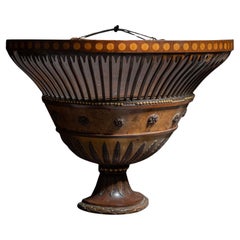 Wall-Mounted Flower Basket, 19th Century