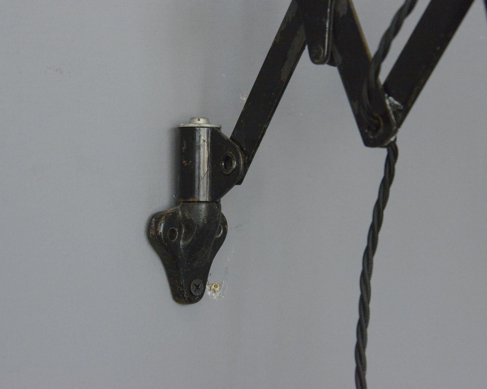 wall mounted scissor lamp