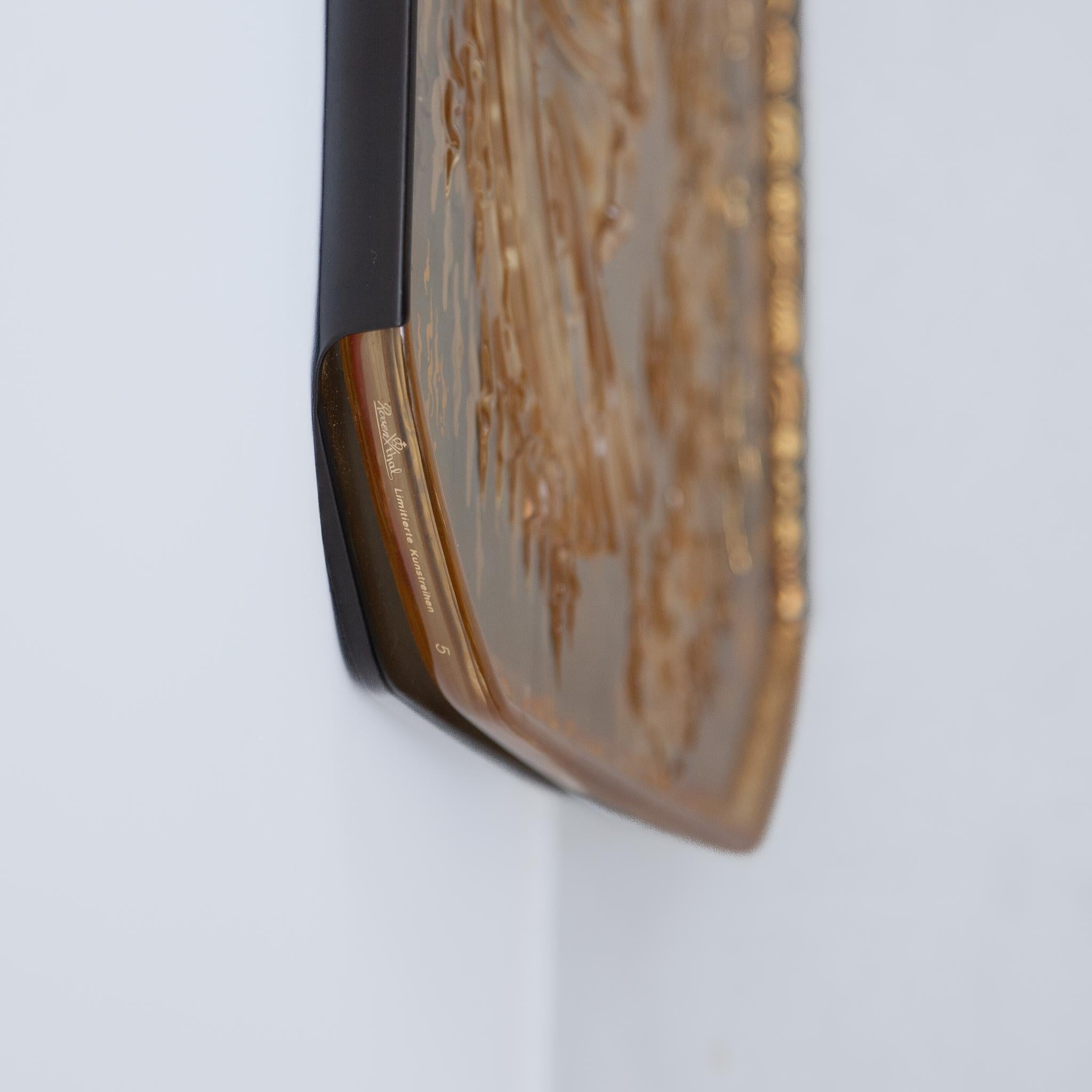 Parábola de cristal montada en la pared diseñada por Bjorn Wiinblad para Rosenthal en venta 4