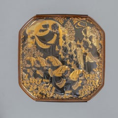 Wandskulptur aus Glasskulptur für die Wandmontage entworfen von Bjorn Wiinblad für Rosenthal