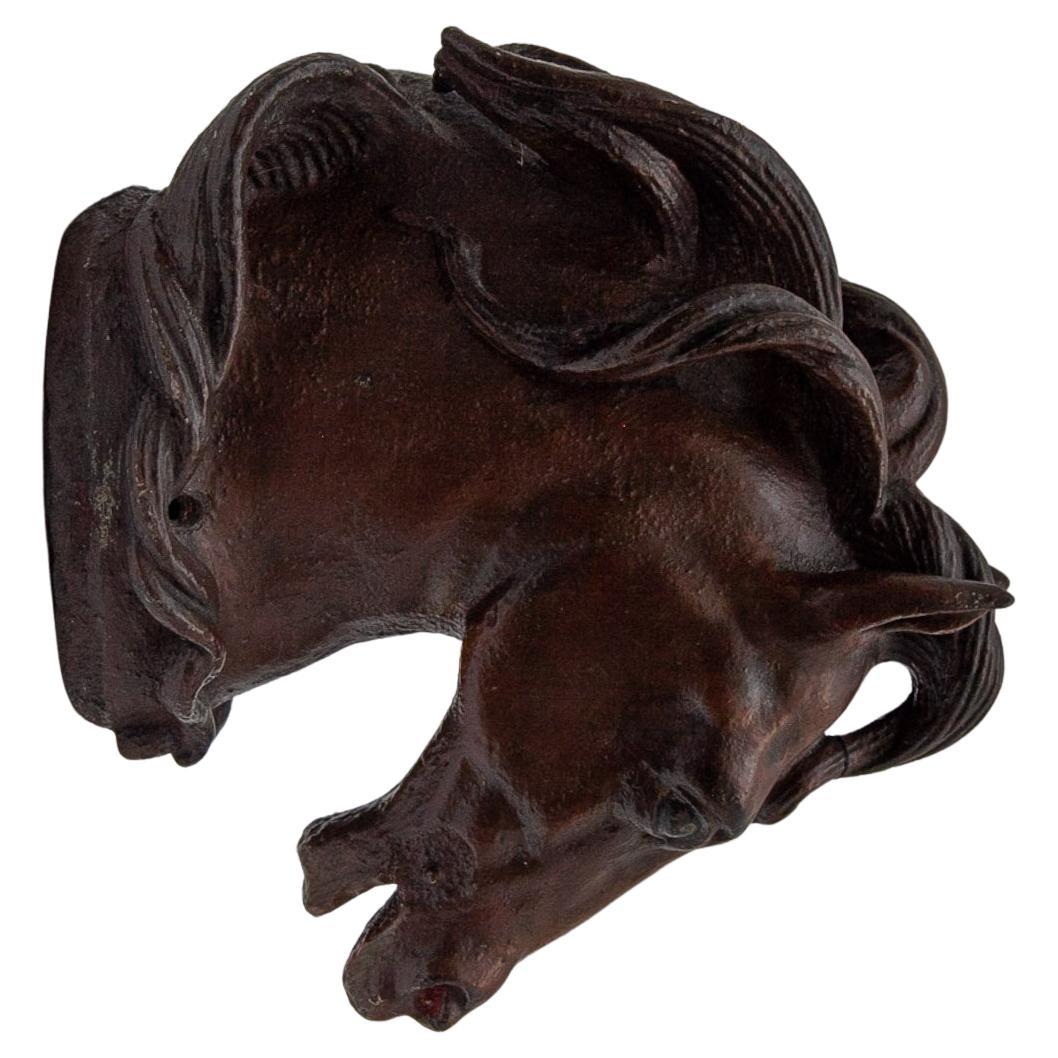 Wall Mounted Impressive Life Size Horses Head For Sale