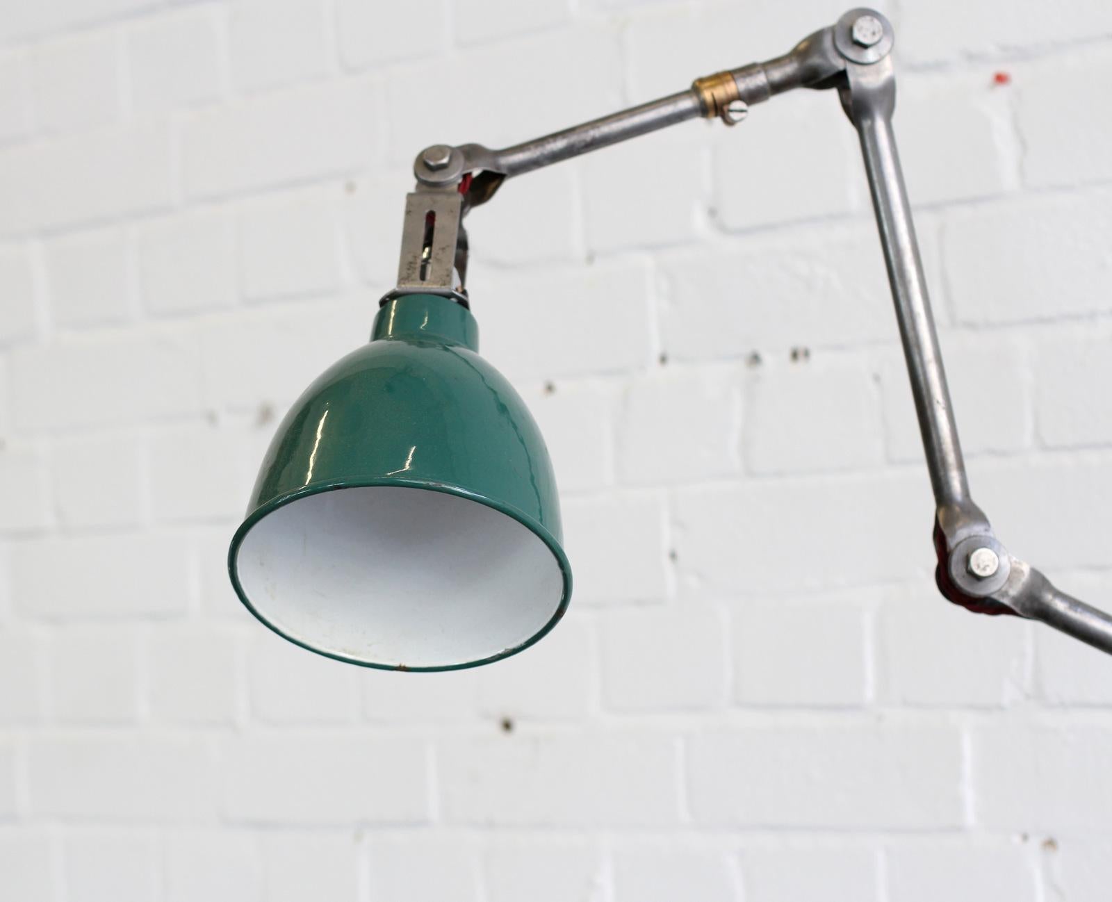 Wall-Mounted Industrial Lamp by Dugdills, circa 1940s 3