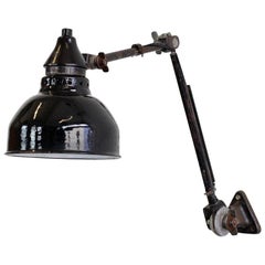 Wall Mounted Industrial Lamp by Ernst Radermacher, circa 1930s