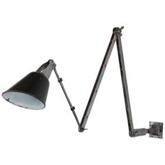 Lampe industrielle murale de Walligraph:: vers 1930