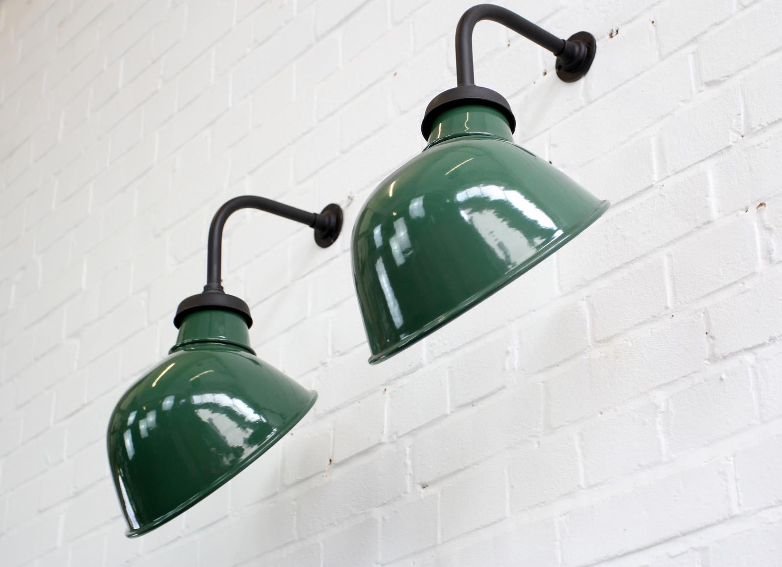 Wall-Mounted Industrial Lamps by Crossland, circa 1950s 2