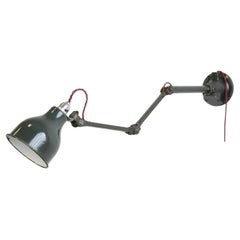Wall Mounted Industrial Task Lamp by Mek Elek, circa 1940s