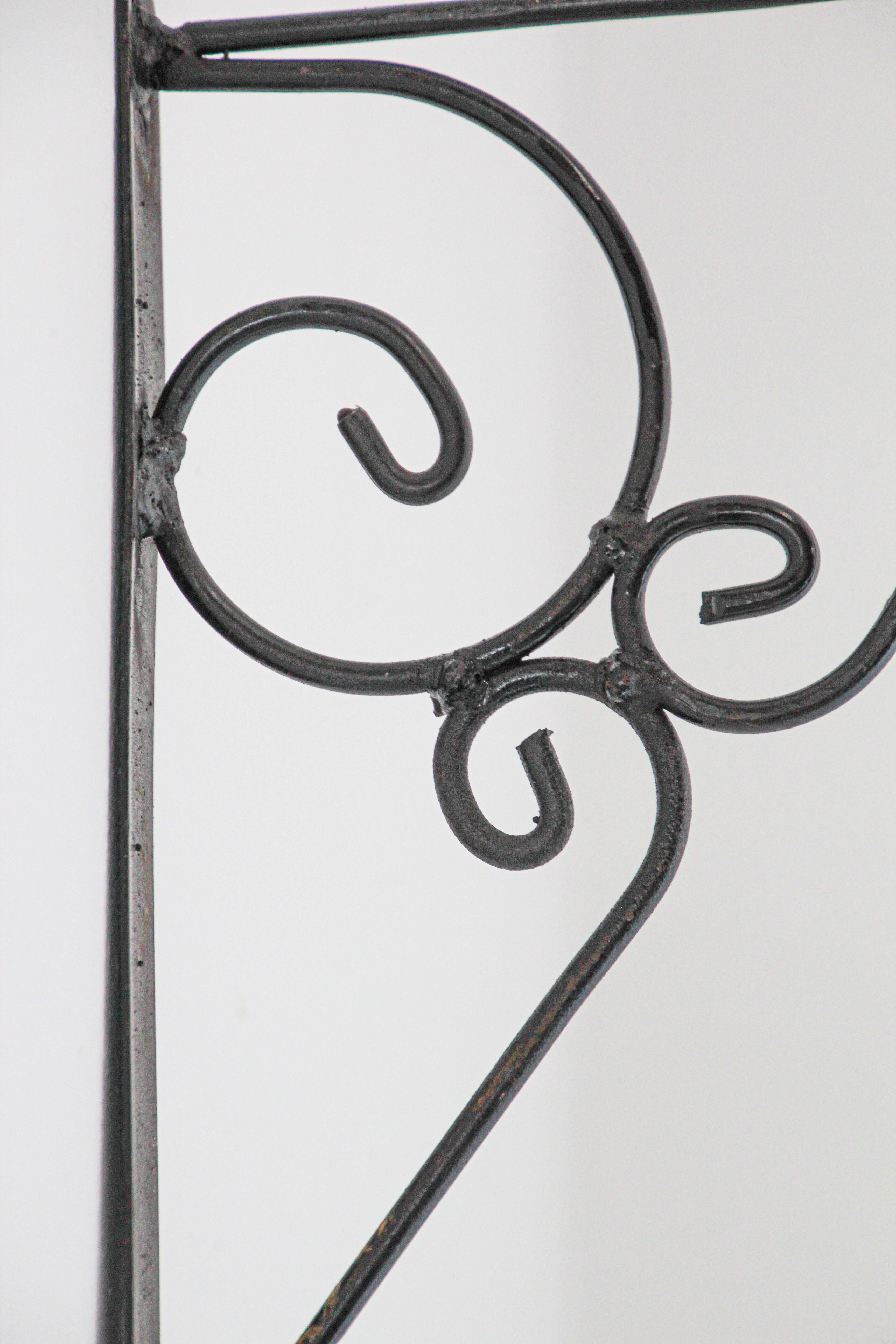 Wall Mounted Iron Bracket for Lanterns or Signs For Sale 2