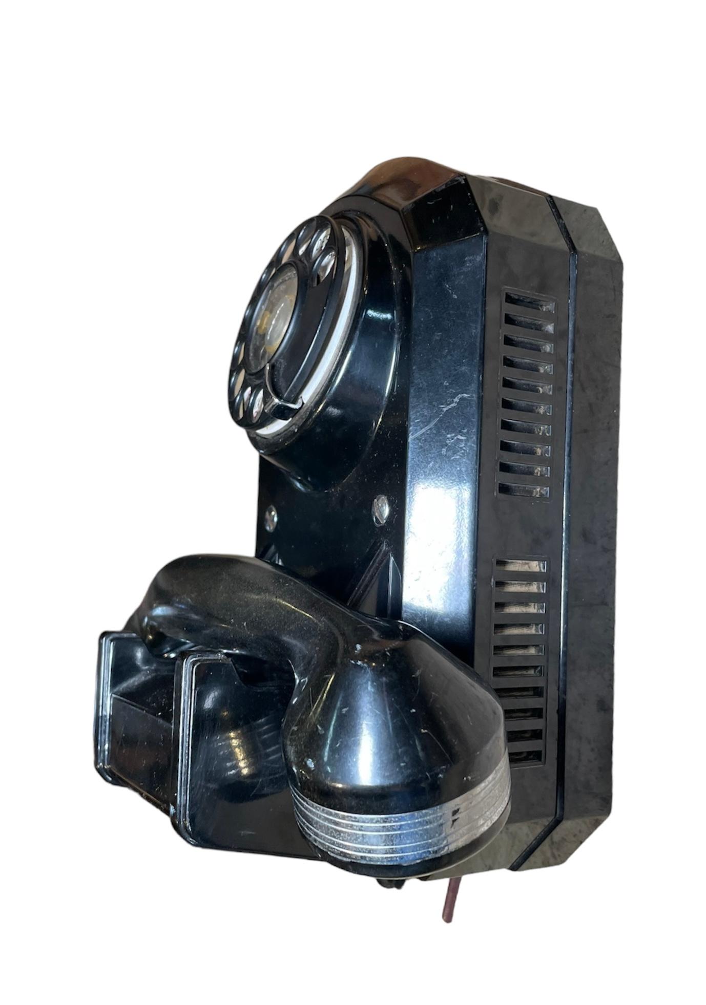 Art Deco Wall Mounted L 5000 Rotary Bakelite Jukebox Telephone