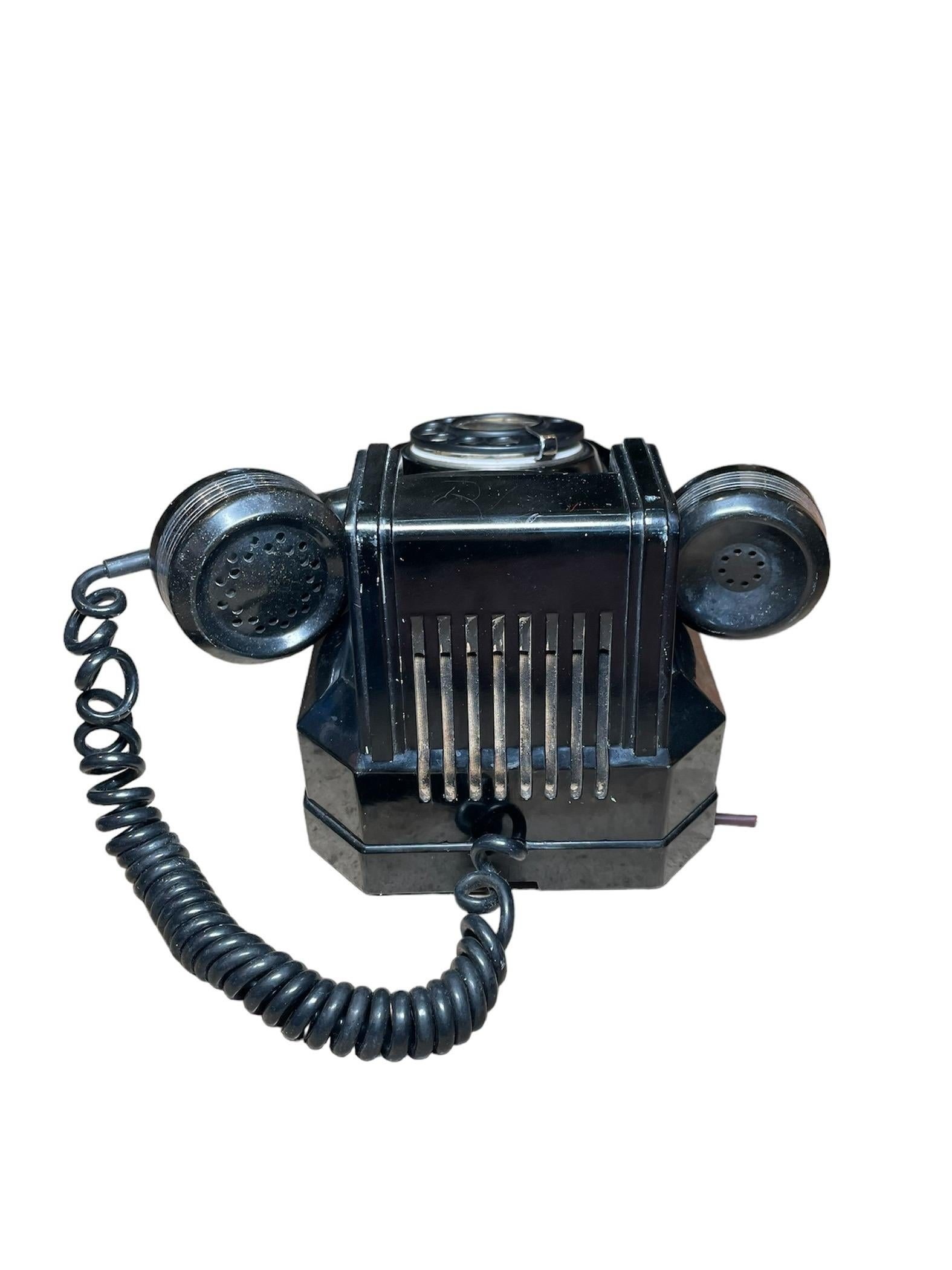American Wall Mounted L 5000 Rotary Bakelite Jukebox Telephone