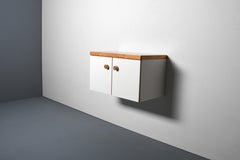 Wall Mounted 'Les Arcs’ Cabinet / Sideboard by Charlotte Perriand, France, 1970s