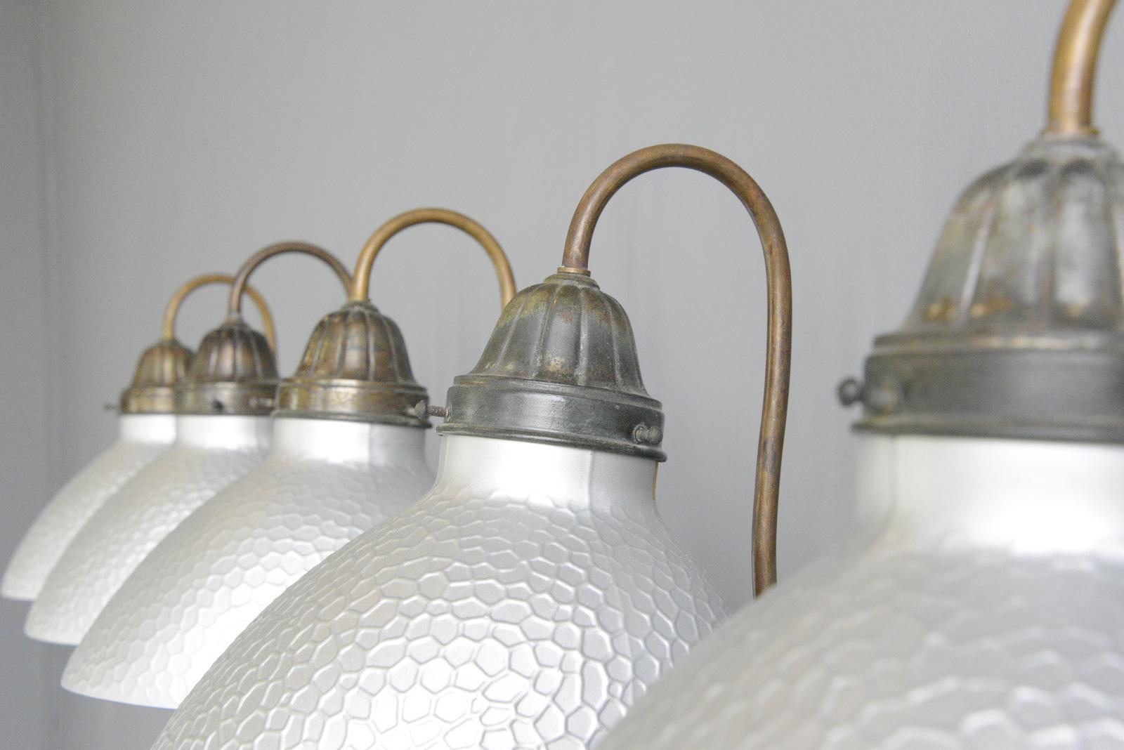 Wall Mounted Mercury Glass Lights by Philips, circa 1930s 1
