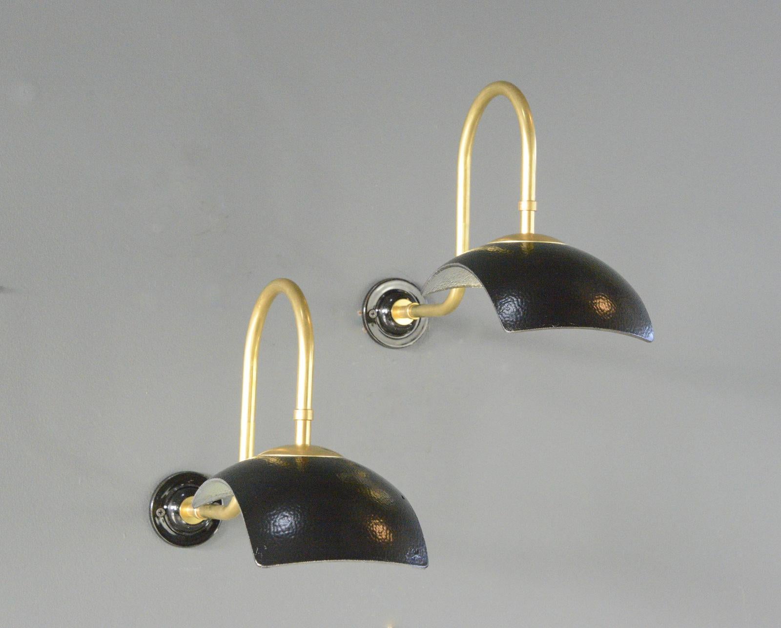 Lámparas de mercurio de pared de Strand London de la década de 1930 en venta 5