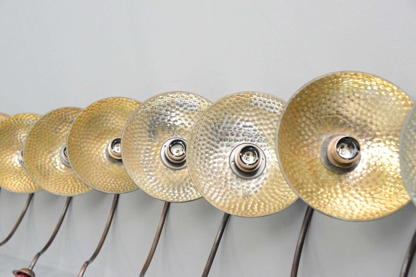 Art Deco Wall Mounted Mercury Lights by Strand London, circa 1930s