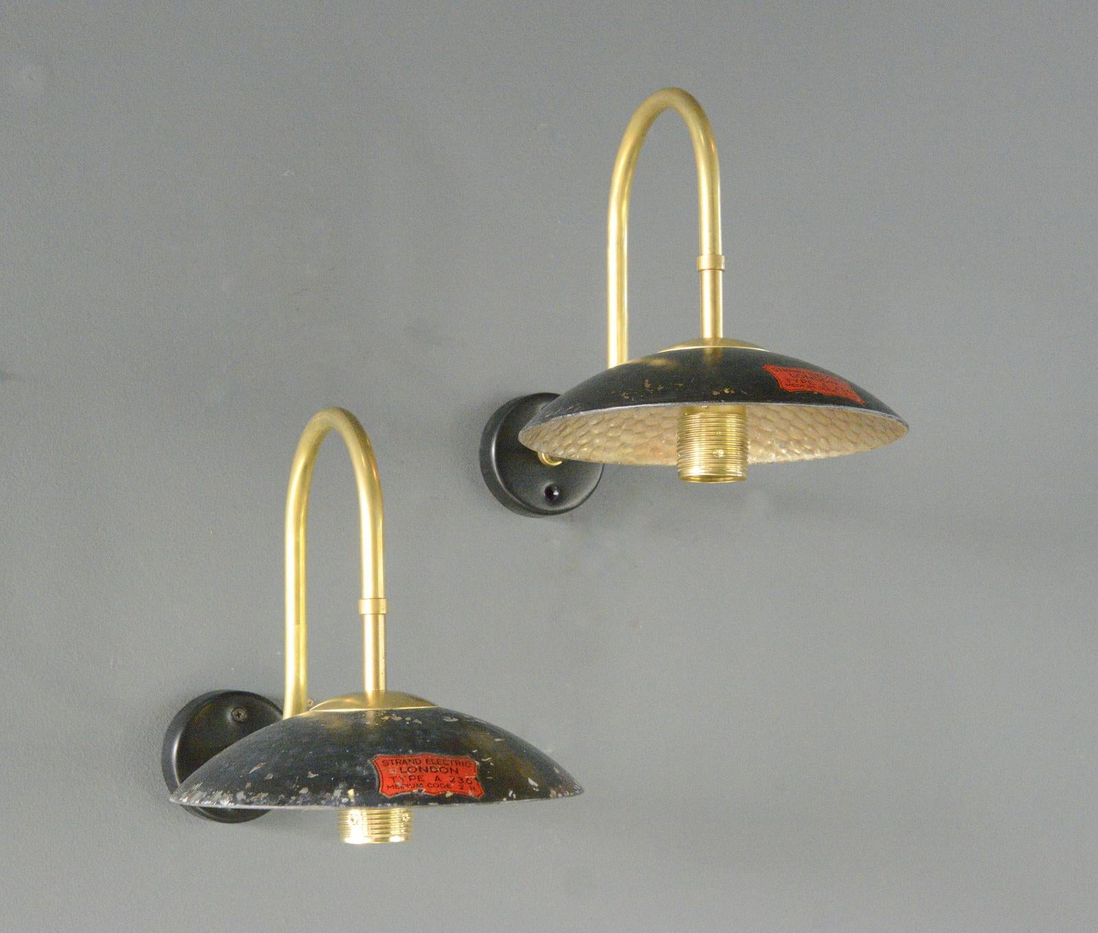 Lámparas de mercurio de pared de Strand London de la década de 1930 en venta 1