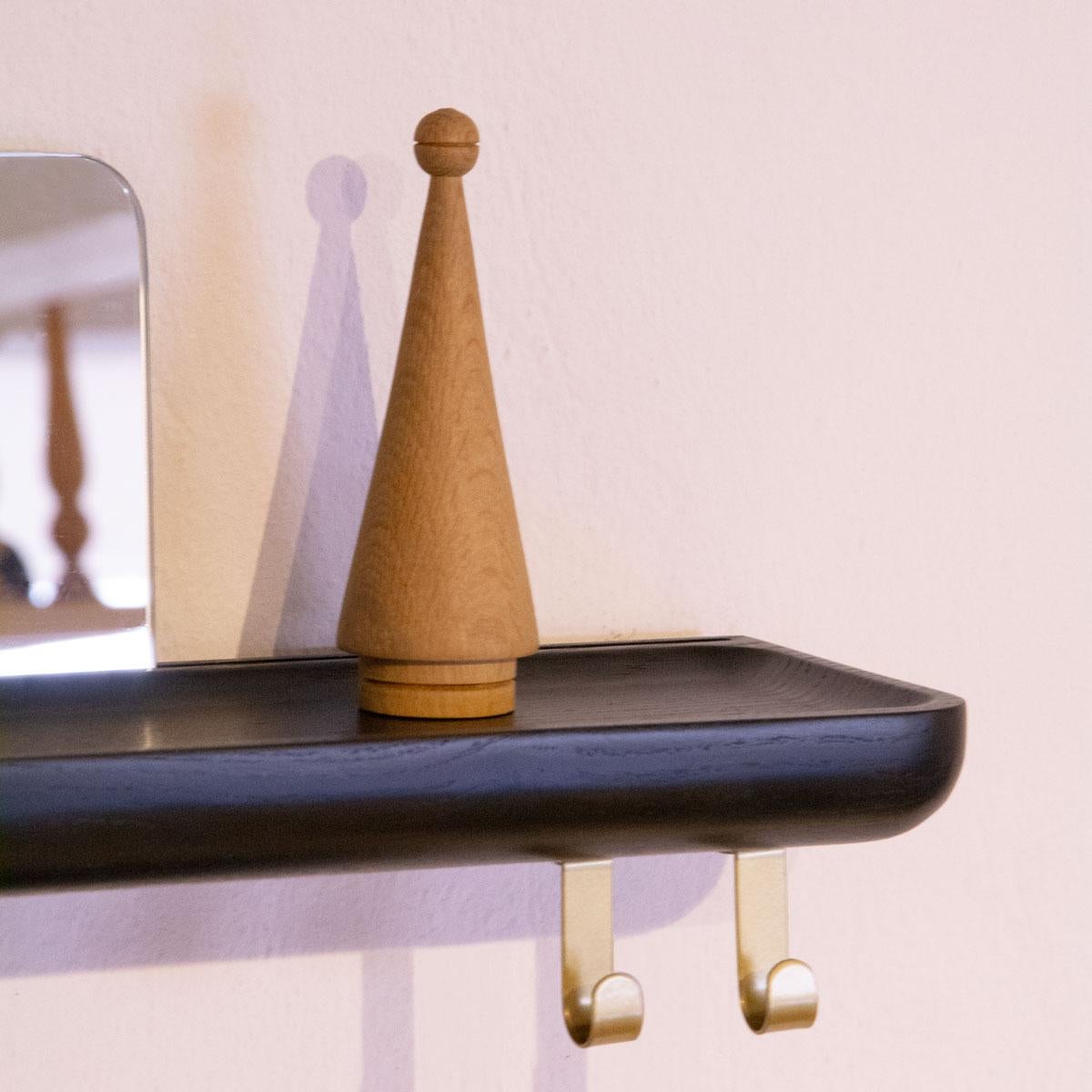 Estante Espejo de Pared - Tamaño Mediano, Roble Macizo Siglo XXI y contemporáneo en venta