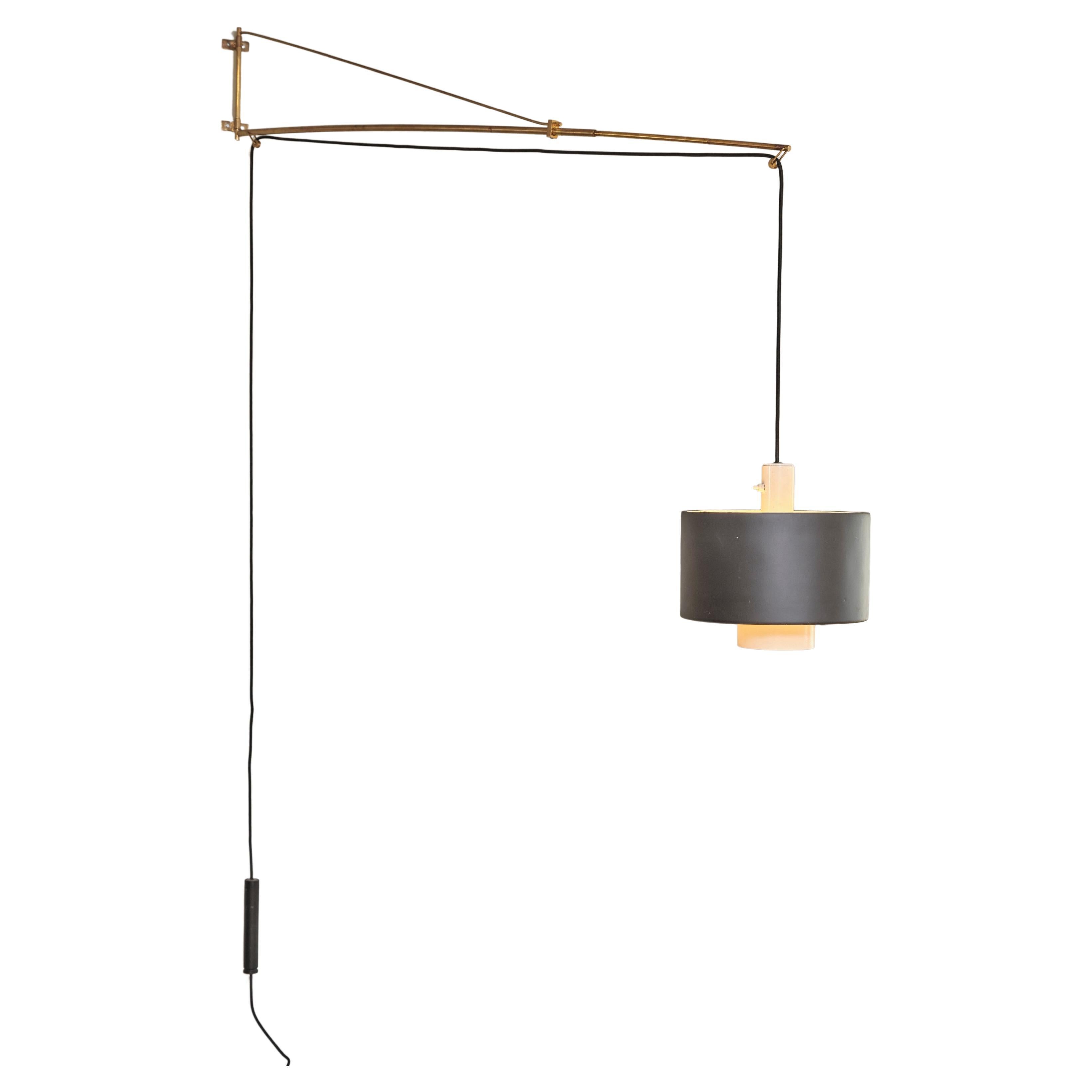Wall Mounted Pendant Lamp by Gaetano Sciolari (Model 2061) For Sale