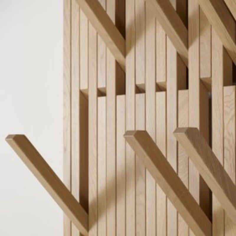 WallMounted "PIANO" Coat Rack, Patrick Séha For Sale at 1stDibs